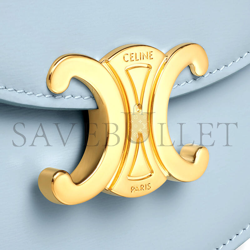 CELINE MINI BESACE CLEA IN SHINY CALFSKIN 10L063ETZ.07PB (15.5*11.5*5cm)